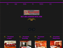 Tablet Screenshot of hoteldreamlandgroup.com